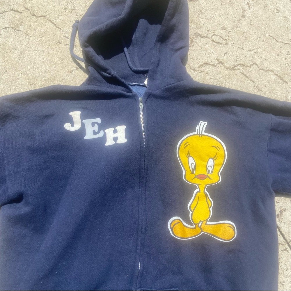 Vintage Navy Blue Tweety Hoodie - Picture 5 of 8